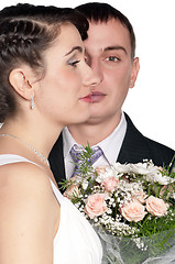 Image showing Bride and groom