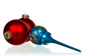 Image showing Set of baubles