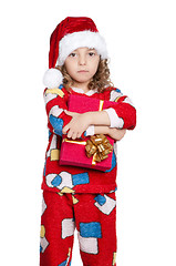 Image showing Little girl in pajamas