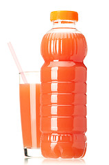 Image showing Bottle of juice