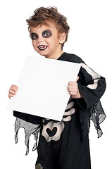 Image showing Child in halloween costume