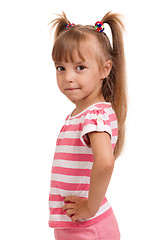 Image showing Portrait of emotionally kid