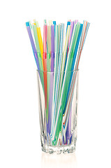 Image showing Cocktail straws