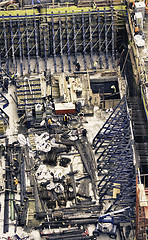 Image showing Works at a Building under Construction in NYC