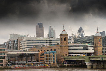 Image showing City of London one of the leading centers of global finance and 