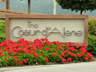 Image showing Coeur Dalene city sign - Idaho