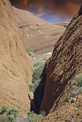 Image showing Colors and Mountains of Australian Outback