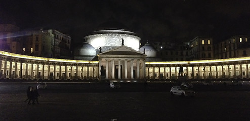 Image showing Piazza del Plebiscito in Napoli