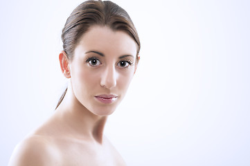 Image showing Beautiful woman with lustrous eyes