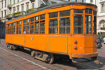 Image showing Vintage tram, Milan