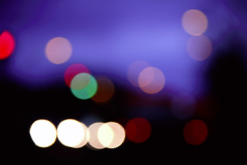 Image showing Traffic Bokeh