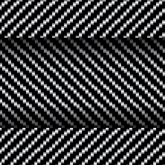 Image showing Carbon fiber texture, bound crosswise fibers background, EPS10