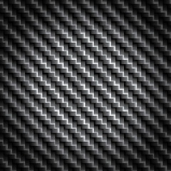 Image showing Carbon fiber texture, bound crosswise fibers background, EPS10