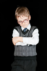 Image showing young boy in suit