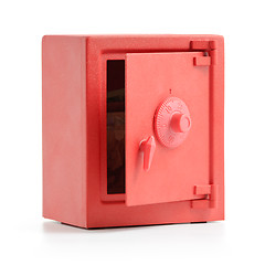 Image showing little red safe