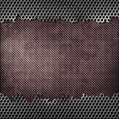 Image showing perforated metal background