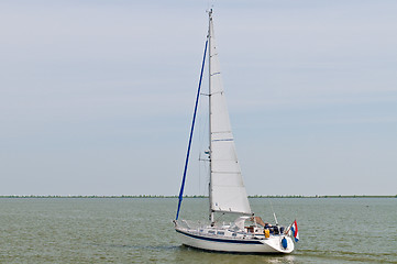 Image showing sailboat in Marken lake