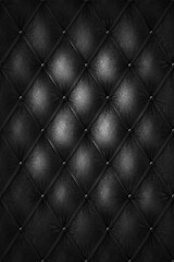 Image showing luxury black leather