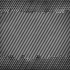 Image showing perforated metal background