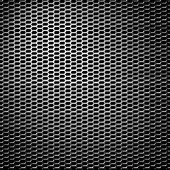 Image showing metal honeycomb grid