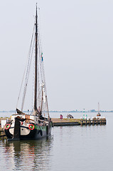 Image showing sailboat in Marken dock