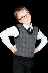 Image showing young boy in suit