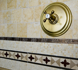 Image showing tile detail shower