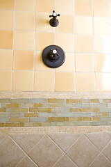 Image showing tile detail shower