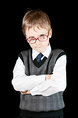 Image showing young boy in suit