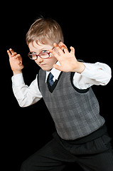 Image showing young boy in suit