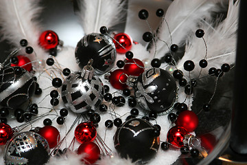 Image showing black and white christmas