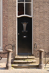 Image showing black door