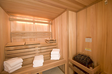 Image showing sauna custom built