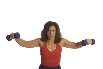 Image showing woman exercising