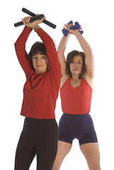 Image showing women exercise