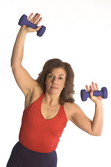 Image showing woman exercising