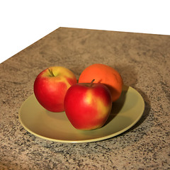 Image showing An apple a day