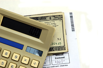 Image showing Paying Bills