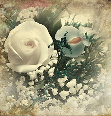 Image showing Flowers Vintage Background