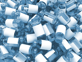 Image showing Heap of Medical Ampoules.