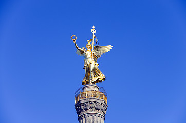 Image showing siegess?ule victory column in berlin