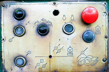 Image showing industrial button set