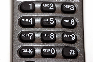 Image showing Keypad