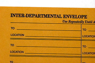 Image showing Interdepartmental Envelope