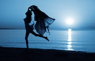 Image showing Dancing under the moonlight