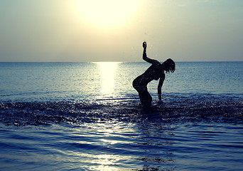 Image showing Dance in the sea