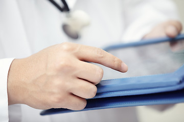 Image showing Doctor with tablet computer