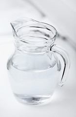 Image showing Glass can with water