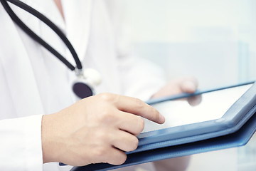 Image showing Doctor with tablet computer