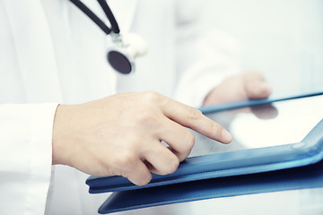 Image showing Doctor with tablet computer